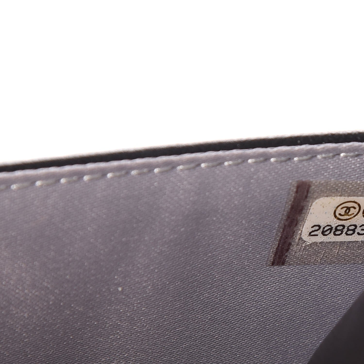 Chanel Lambskin Camellia Embossed Wallet On Chain WOC Black 9 of 10