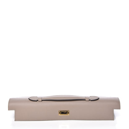 Hermes Swift Kelly Cut Clutch Pochette Gris Asphalt 11 of 28
