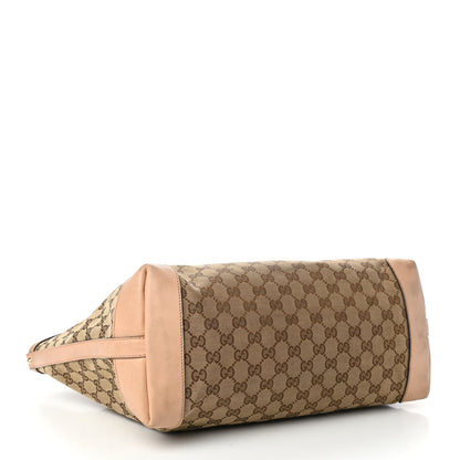 Gucci Monogram Medium Craft Tote Beige 5 of 12