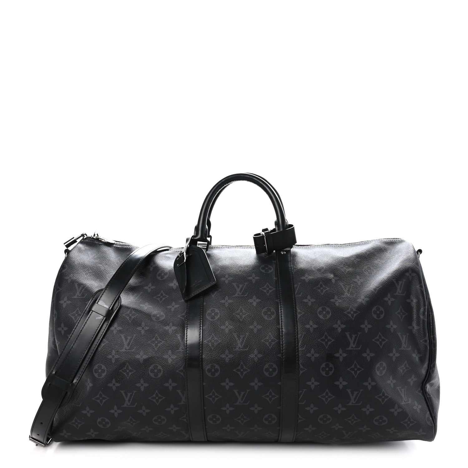 Louis Vuitton Monogram Eclipse Keepall Bandouliere 55 1 of 11