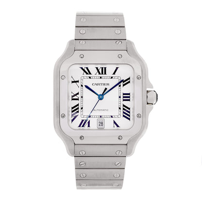 Cartier Stainless Steel 39.8mm Santos De Cartier Automatic Watch 1 of 5