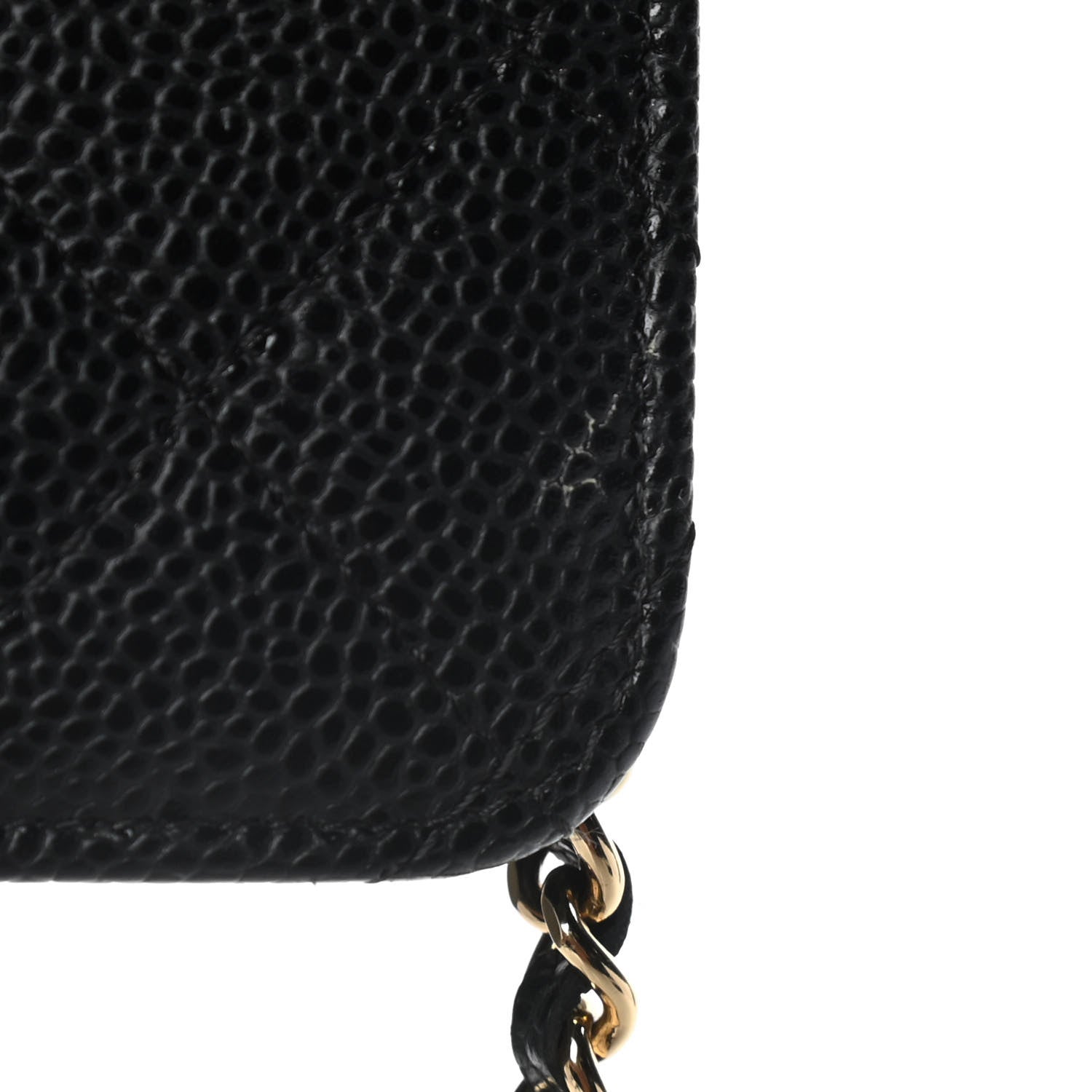 Chanel Caviar Quilted Wallet On Chain WOC Black 14 of 14