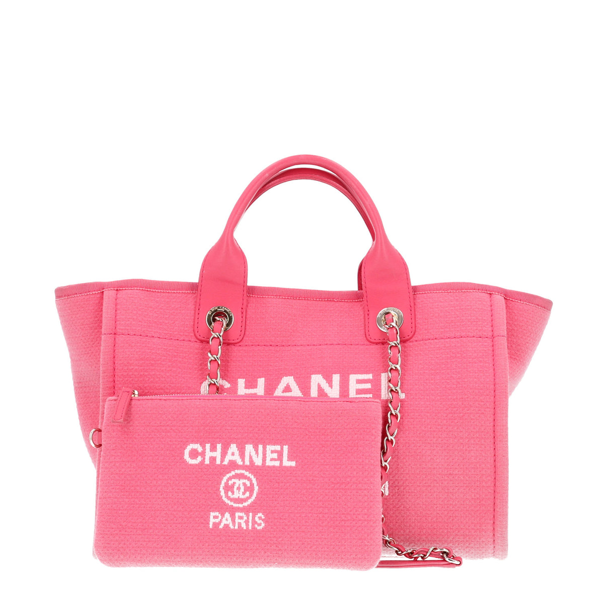 Mixed Fibers Small Deauville Tote Pink
