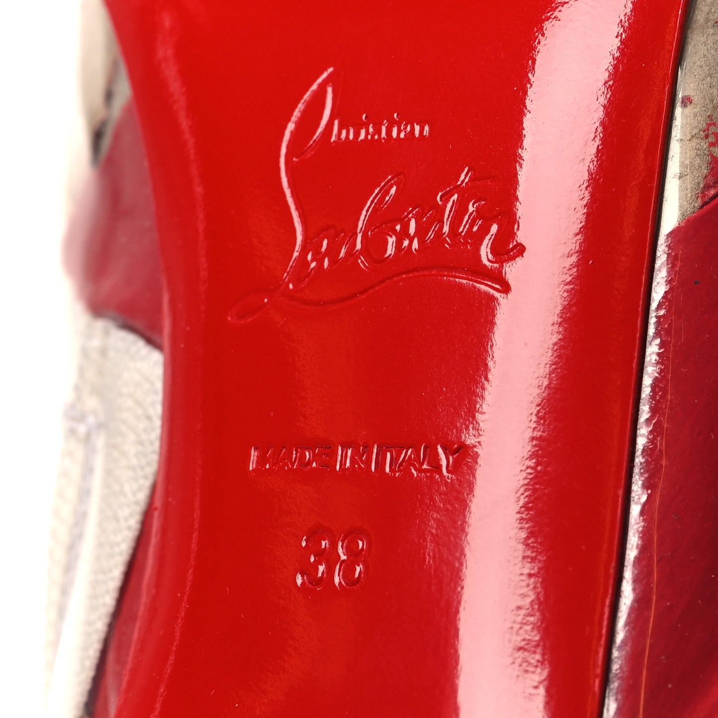 PVC Loubi So Kate Booty 100 Ankle Boots 38 Kraft