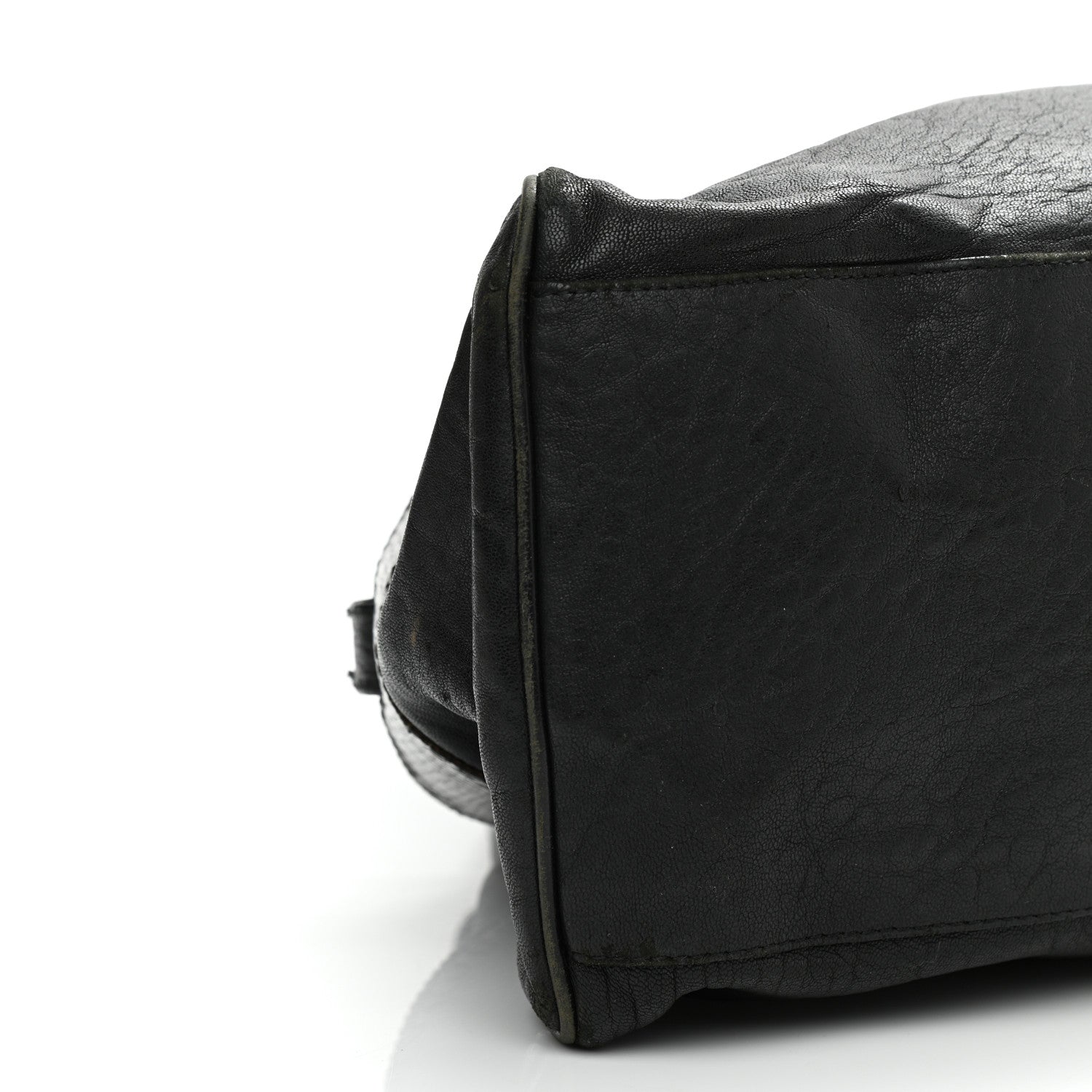Fendi Distressed Lambskin Large Bag De Jour Tote Black 10 of 24