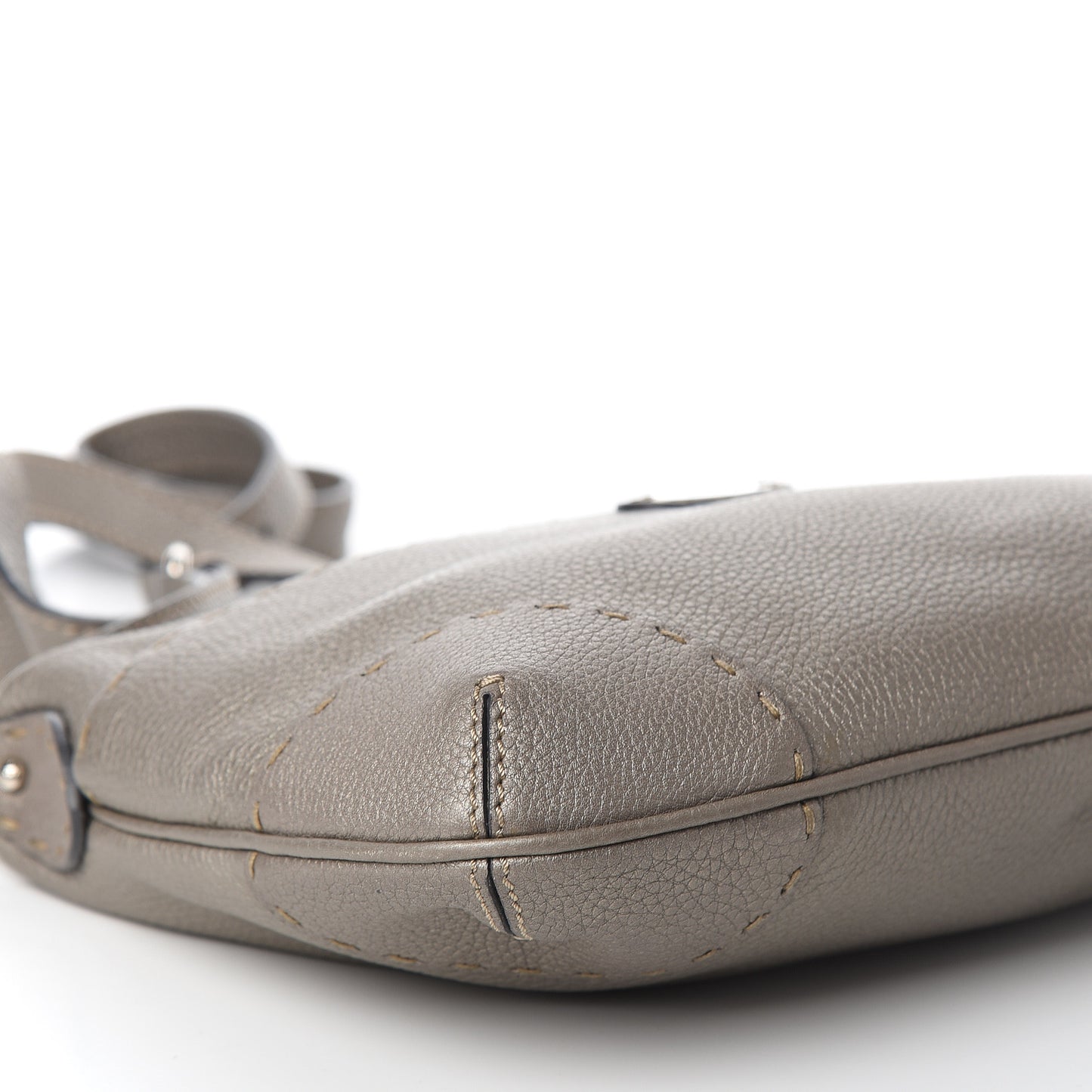 Cuoio Romano Selleria Crossbody Peltro