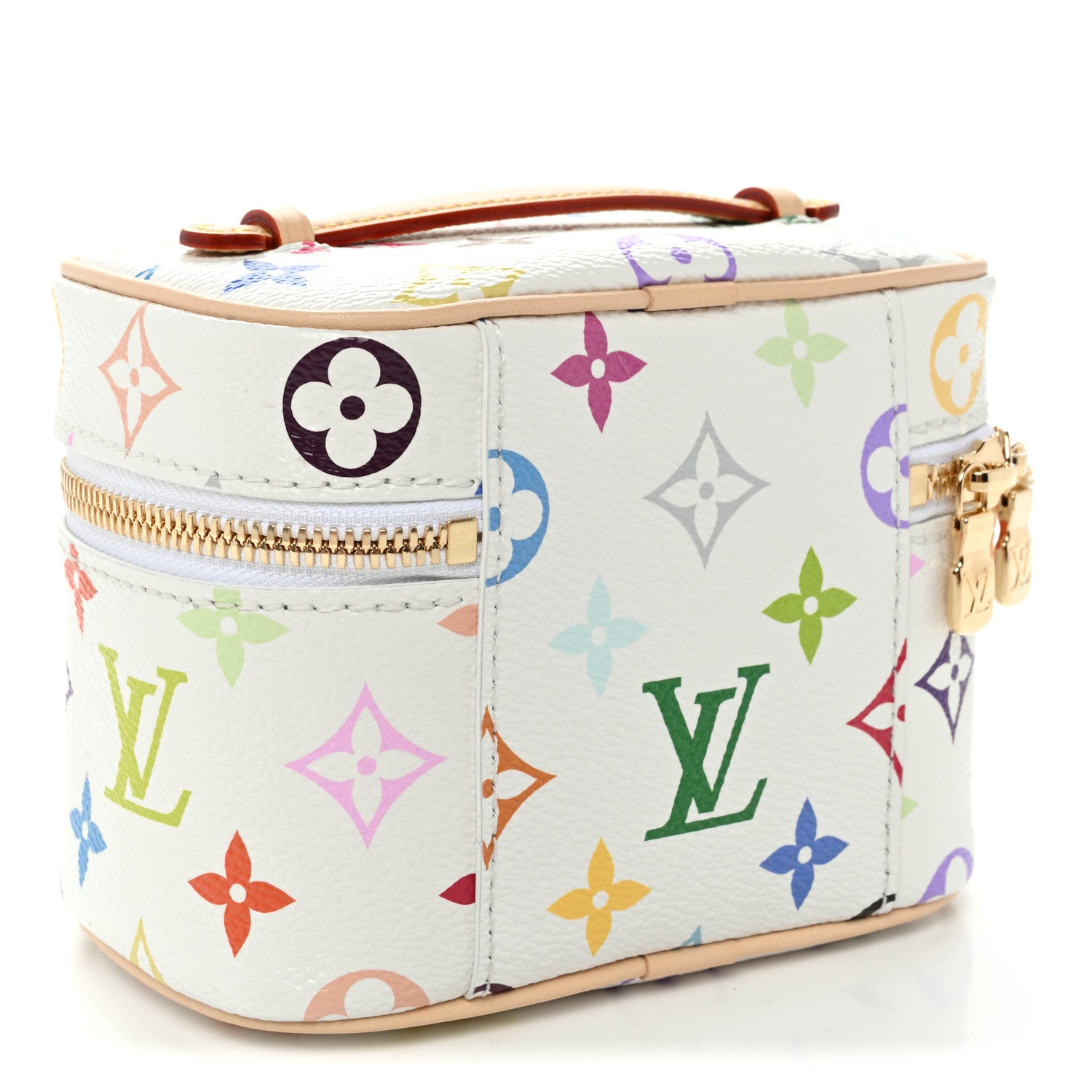 Louis Vuitton LV x TM Monogram Multicolor Nano Nice White 3 of 9