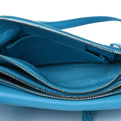 Balenciaga Supple Calfskin Papier Sight Clutch Caraibes 4 of 13