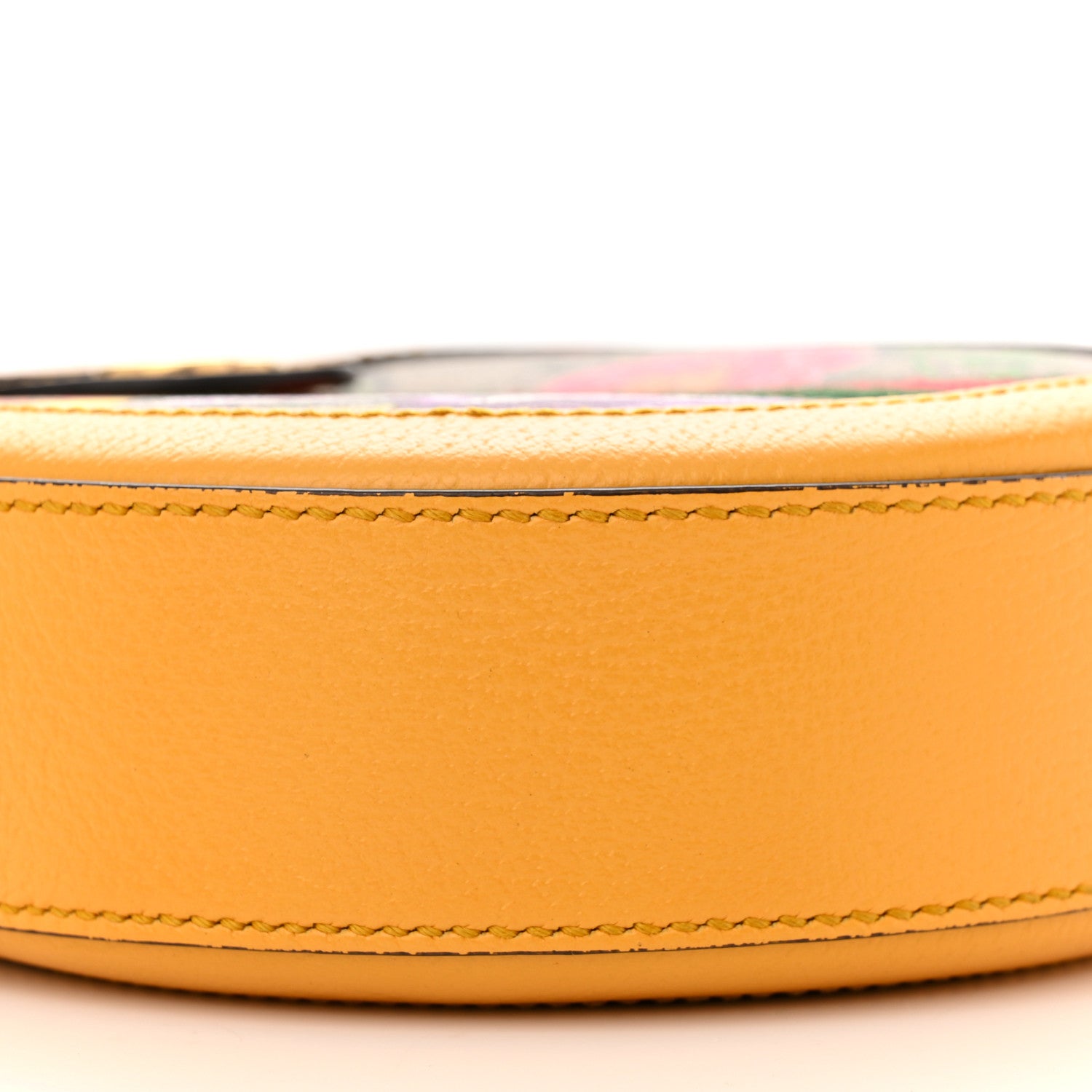 Gucci GG Supreme Monogram Flora Web Mini Ophidia Round Shoulder Bag Beige Multicolor Crop 10 of 14