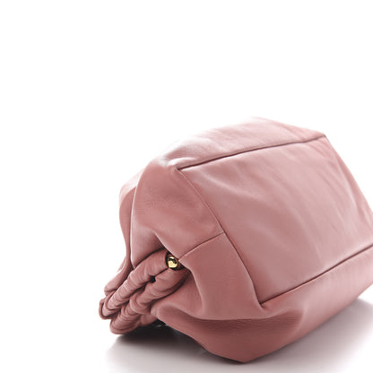 Mansur Gavriel Lambskin Cloud Clutch Blush 6 of 11