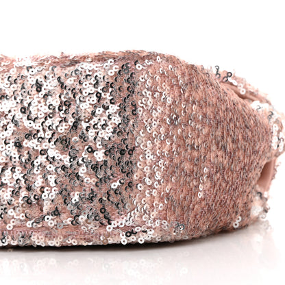 Chanel Sequin Mini Flap Light Pink Silver 10 of 10