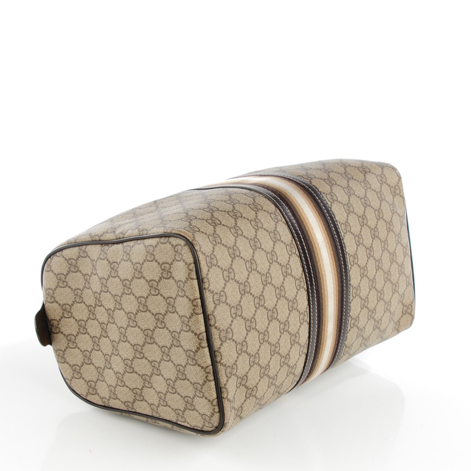 Gucci GG Plus Monogram Web Medium Joy Boston Dark Brown 4 of 8