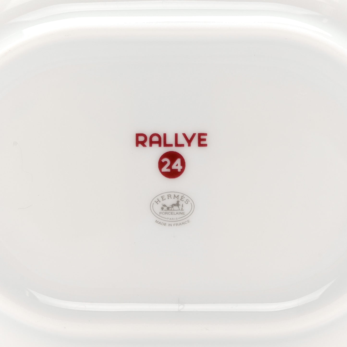Porcelain Rallye 24 Mini Oval Plate