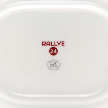 Hermes Porcelain Rallye 24 Mini Oval Plate 4 of 5
