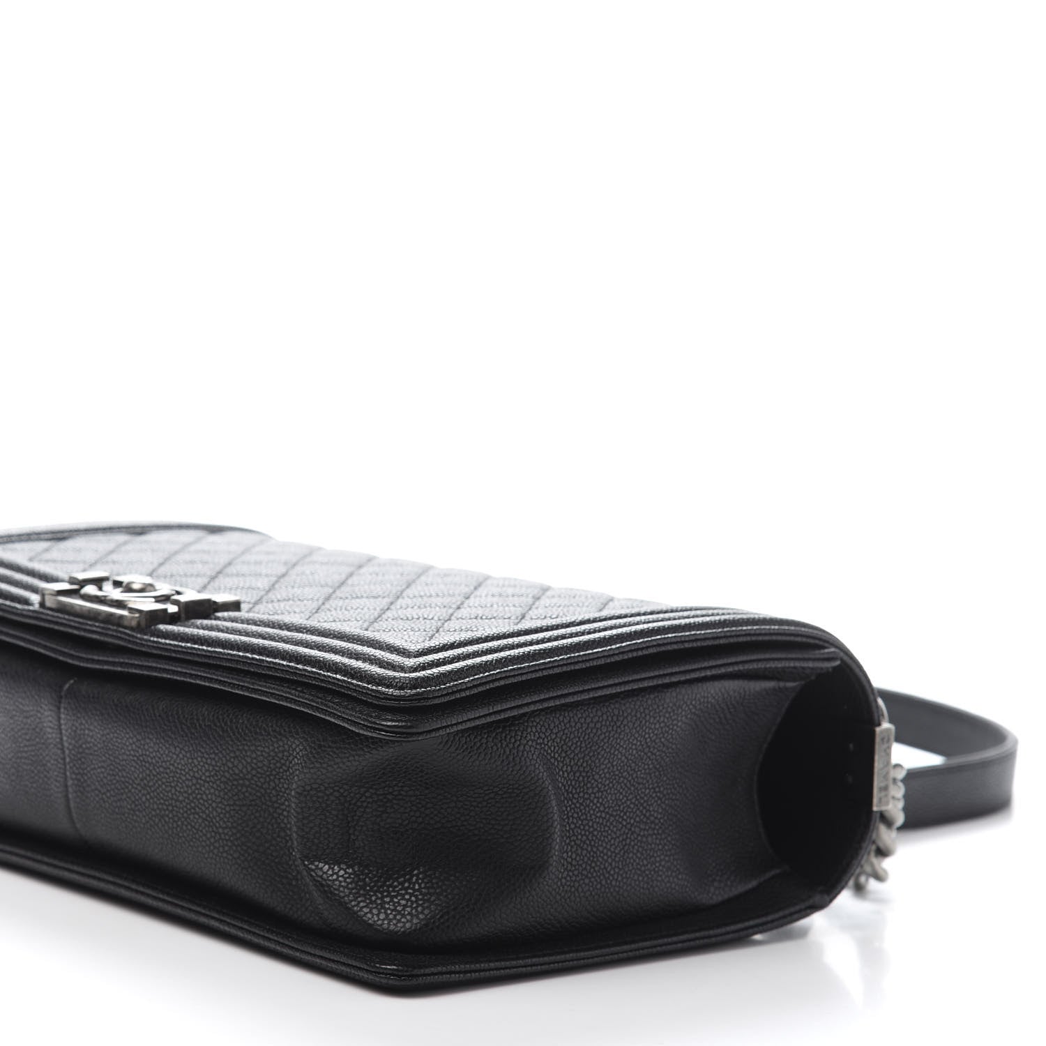 Chanel Caviar Quilted New Medium Boy Flap Black 10 of 12