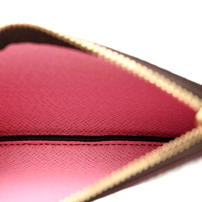 Louis Vuitton Monogram 2022 Christmas Animation Paris Key Pouch Pink 4 of 5