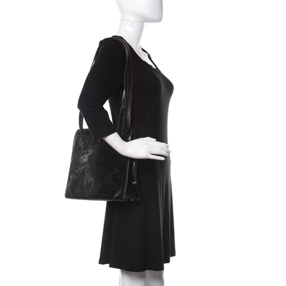 Chanel Patent Logo Tote Black 2 of 13