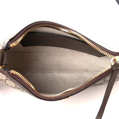 Gucci GG Supreme Monogram Textured Dollar Calfskin Small Ophidia Hobo Beige Ebony New Acero 5 of 11
