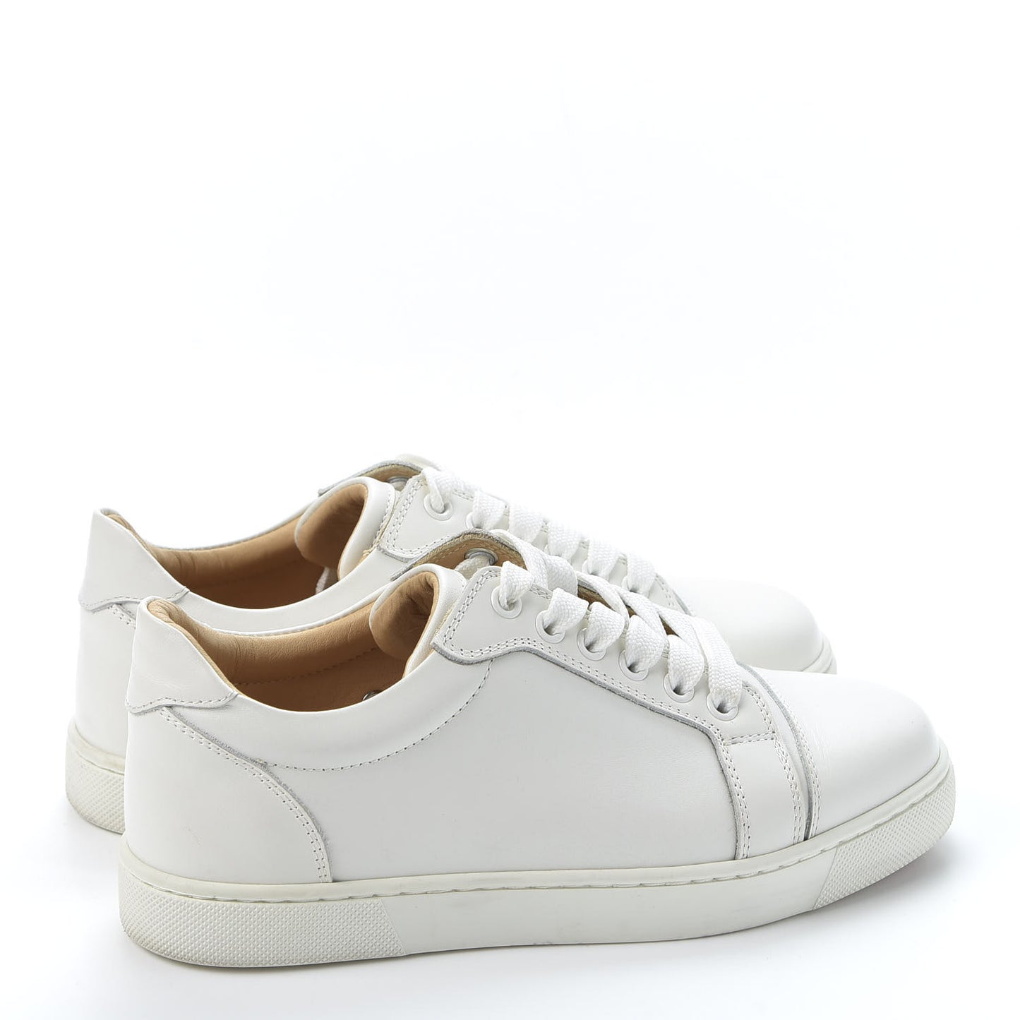 Calfskin Vieira Flat Sneakers 35.5 Latte