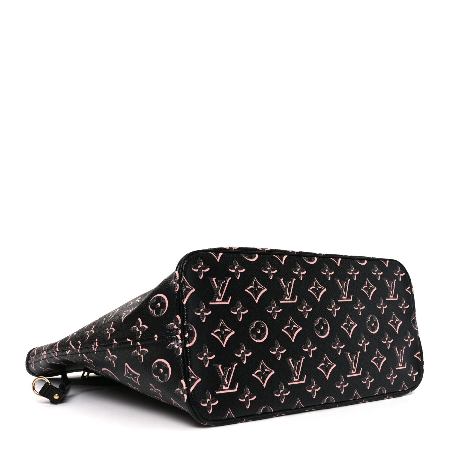 Louis Vuitton Monogram Fall For You Neverfull MM Black 4 of 9