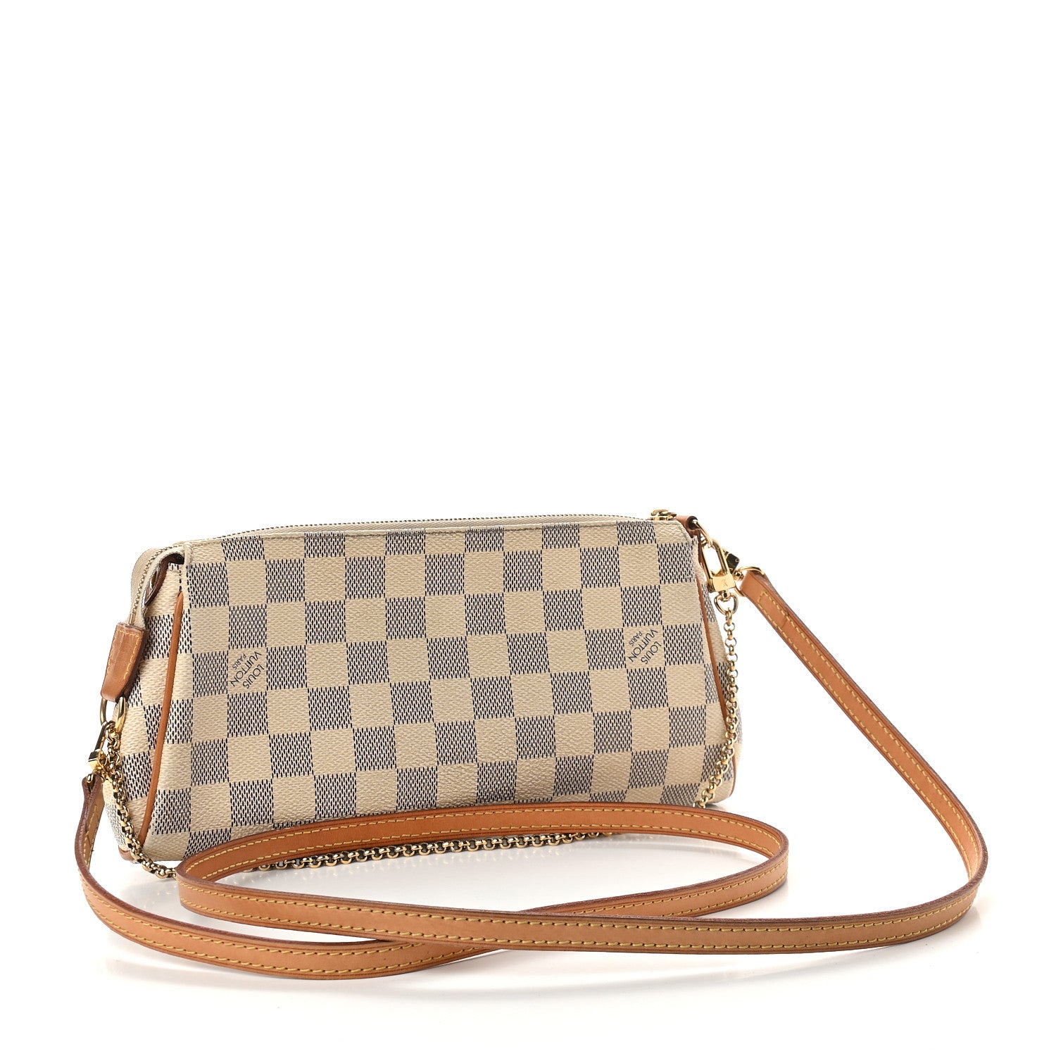 Louis Vuitton Damier Azur Eva Clutch 3 of 9