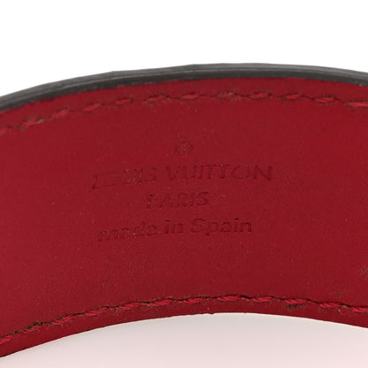 Louis Vuitton Calfskin Save It Bracelet 19 Red 4 of 7