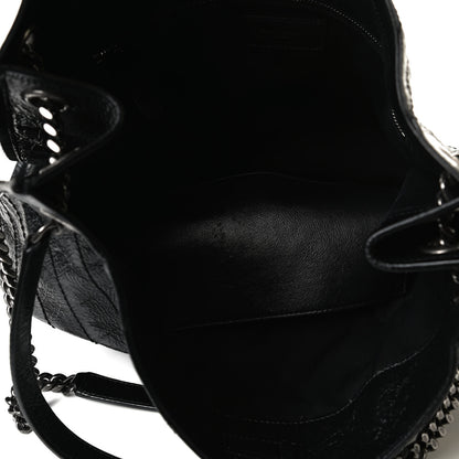 Saint Laurent Crinkled Calfskin Matelasse Monogram Niki Shoulder Bag Black 17 of 17