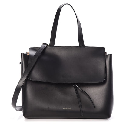 Mansur Gavriel Calfskin Lady Bag Black Ballerina 1 of 10