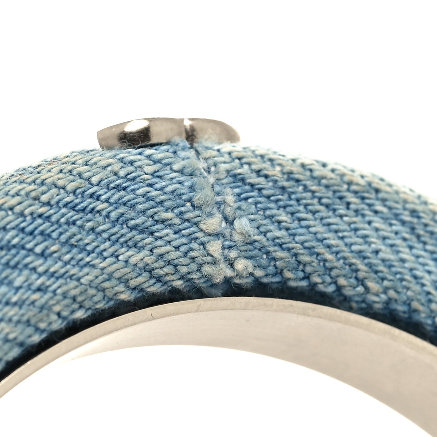 Denim CC Narrow Bangle M Blue