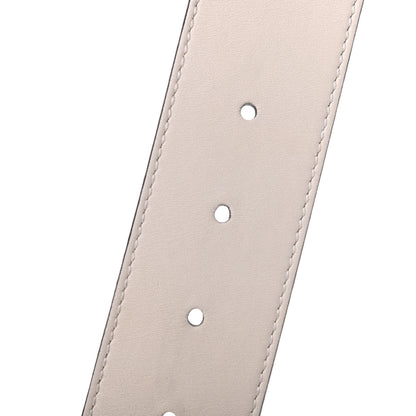 Gucci Calfskin Double G 40mm Belt 85 34 Mystic White 4 of 5