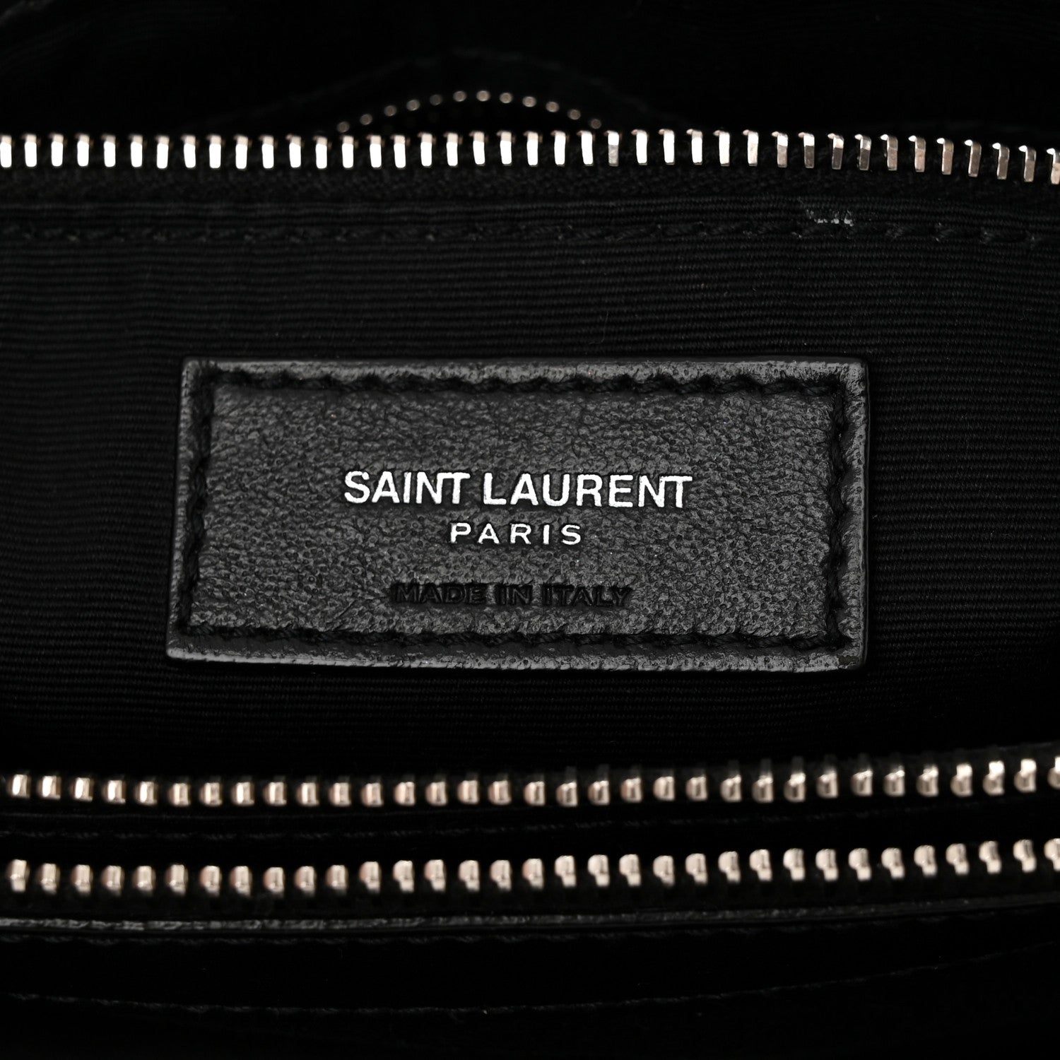 Saint Laurent Calfskin Y Quilted Monogram Medium Loulou Chain Satchel Black 6 of 11