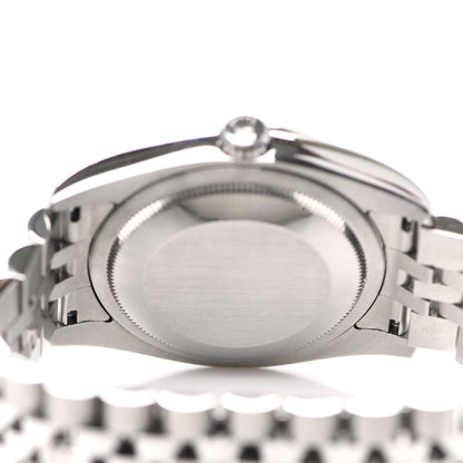 Rolex Stainless Steel 18K White Gold 36mm Oyster Perpetual Roulette Datejust Watch Silver 116234 4 of 4