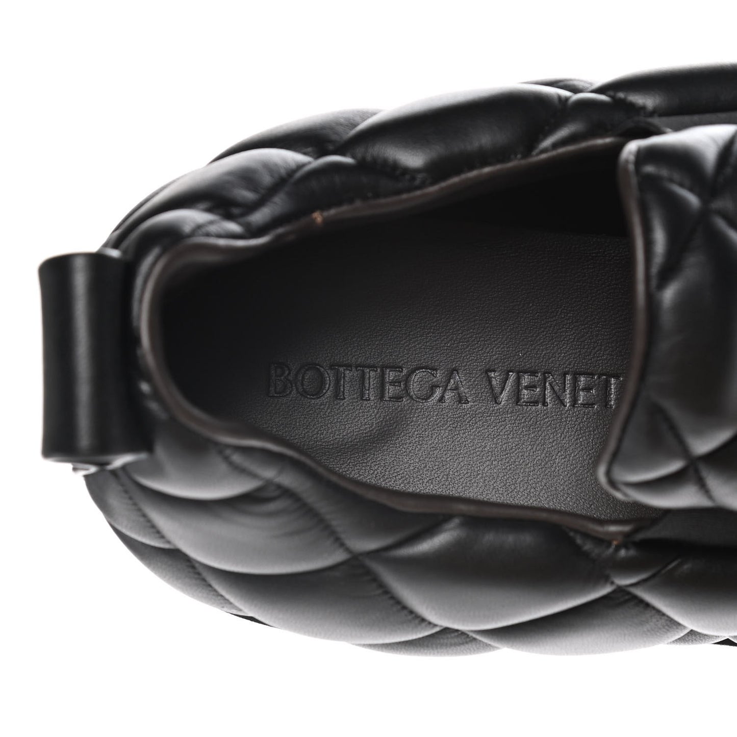 Lambskin Quilted Slip On Sneakers 41 Black