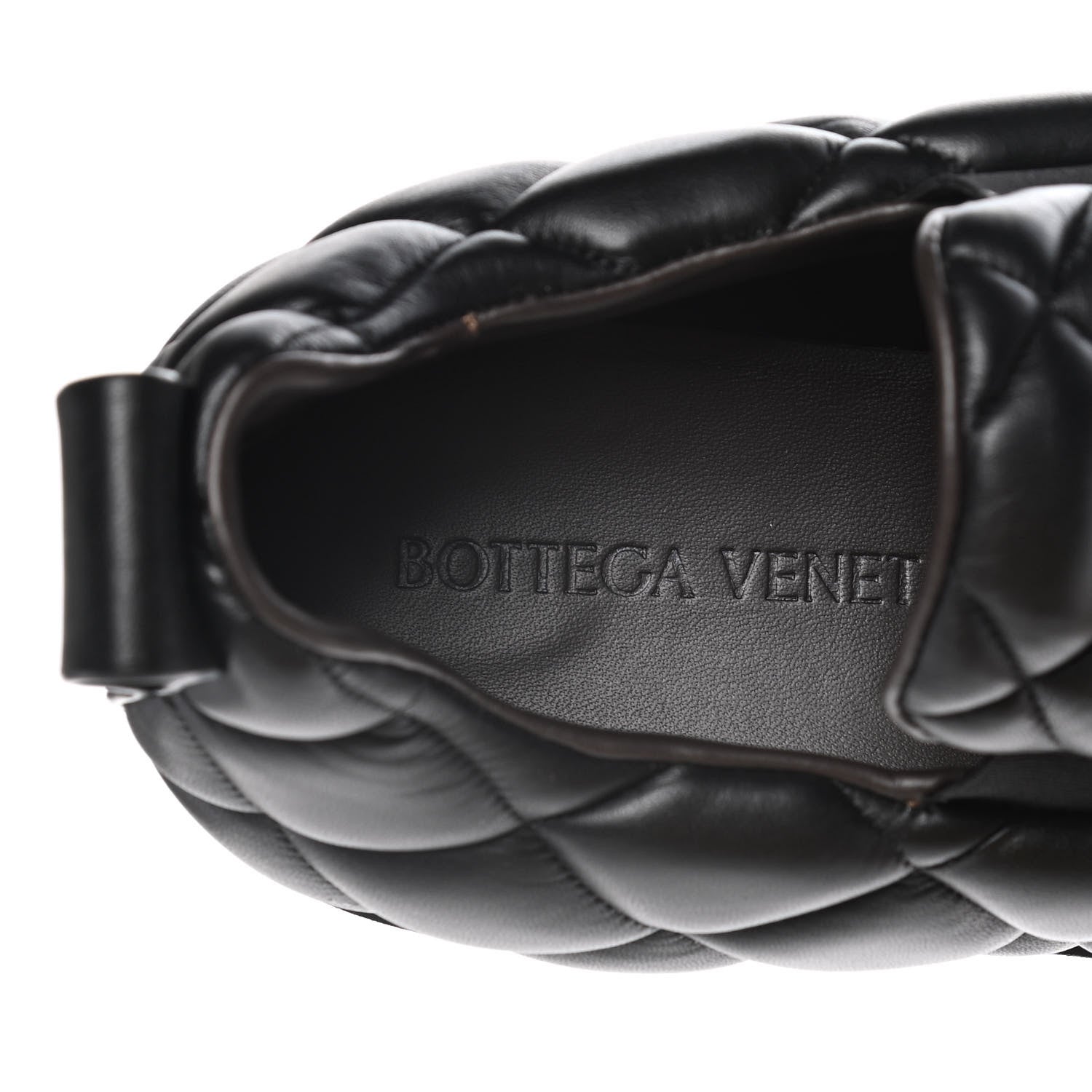 Bottega Veneta Lambskin Quilted Slip On Sneakers 41 Black 8 of 14