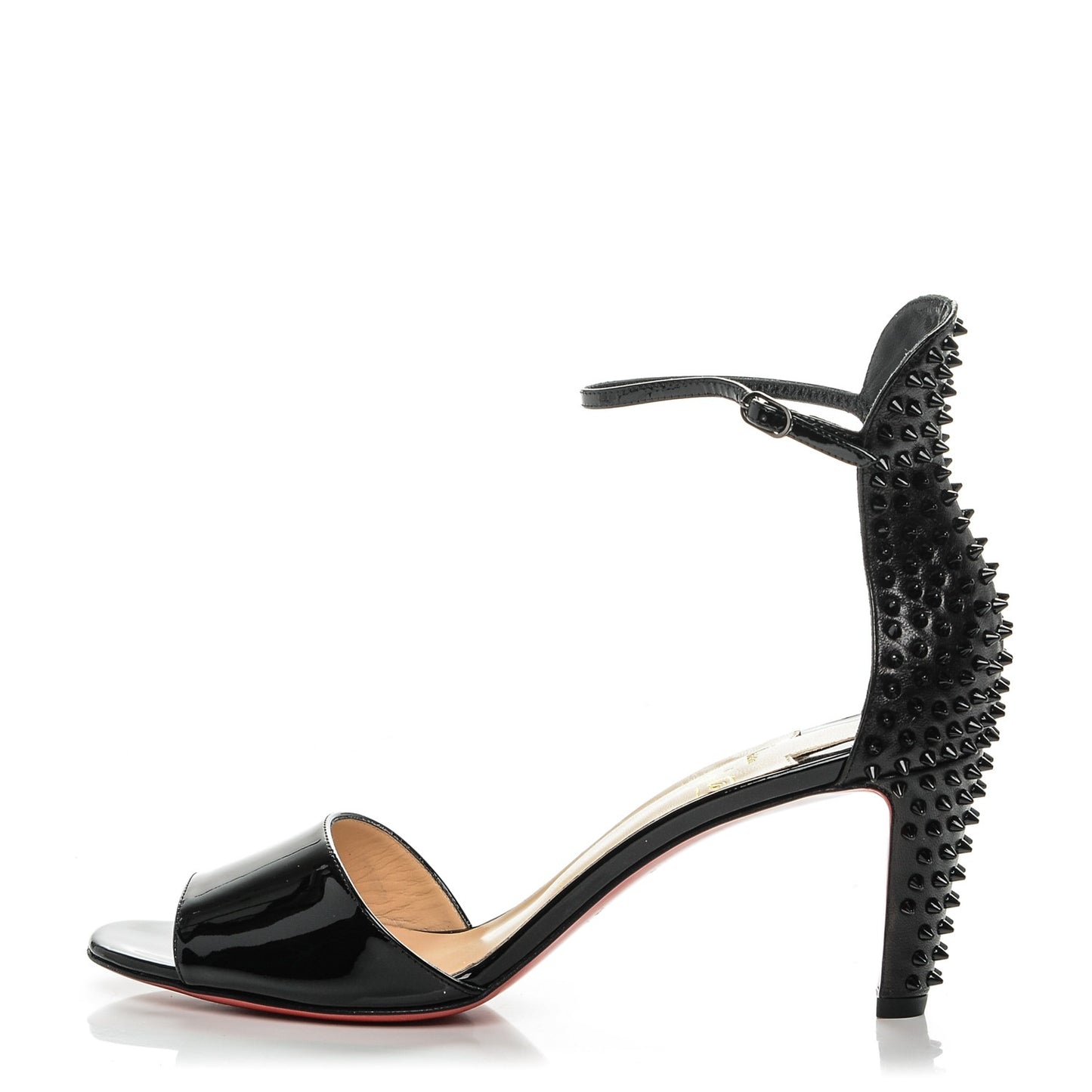 Patent Nappa Trezanita 70 Sandals 38 Black