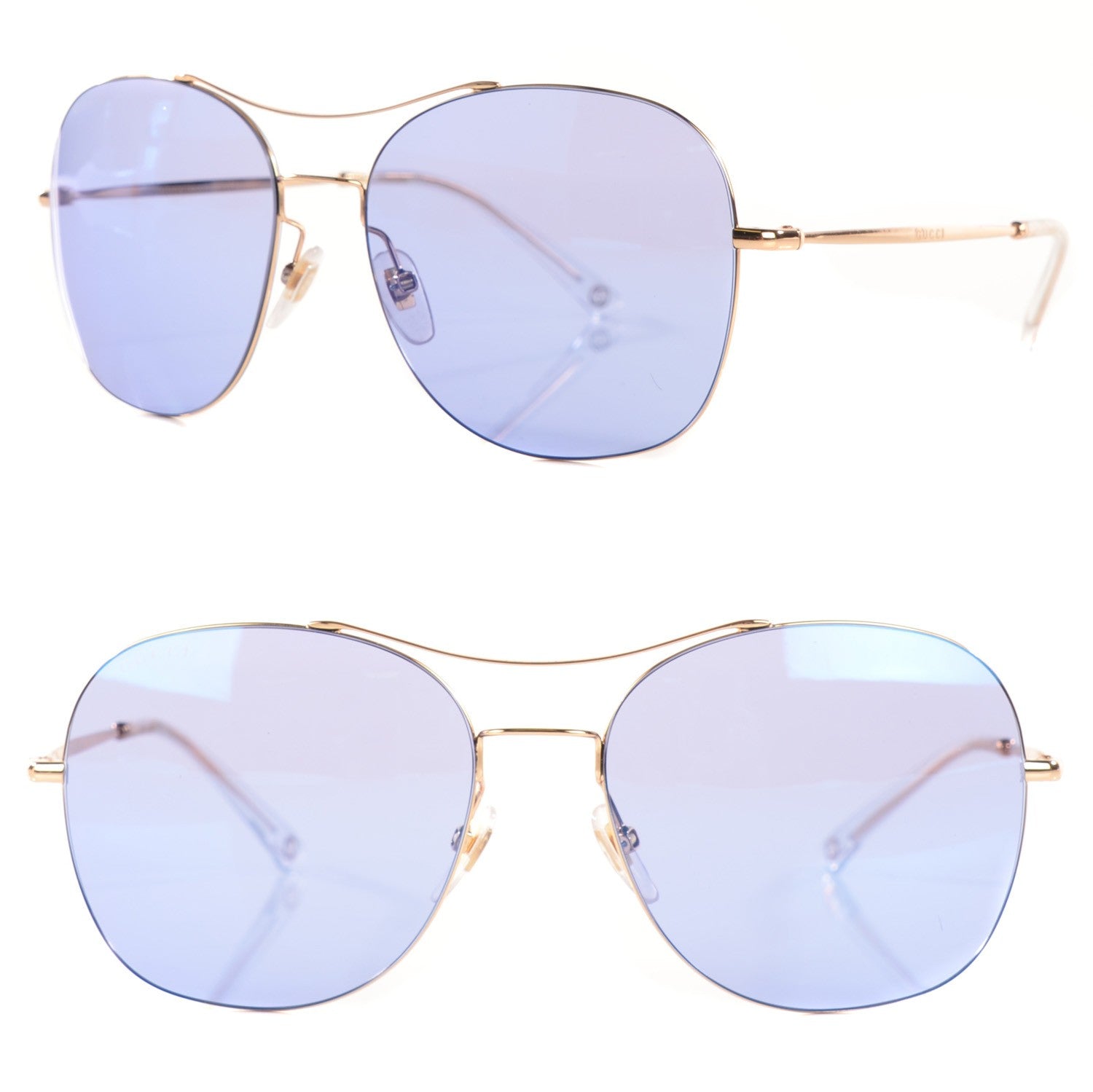 Gucci Techno Color Ultra Light Aviator Sunglasses 4253/S Gold 1 of 6