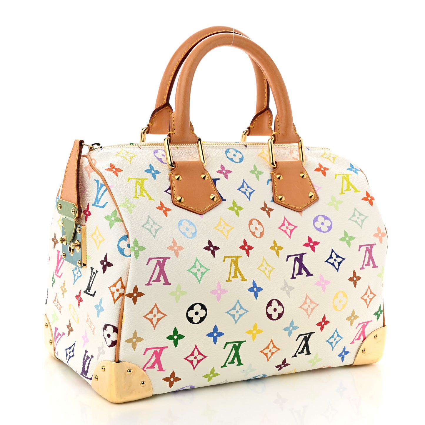 Monogram Multicolor Speedy 30 White