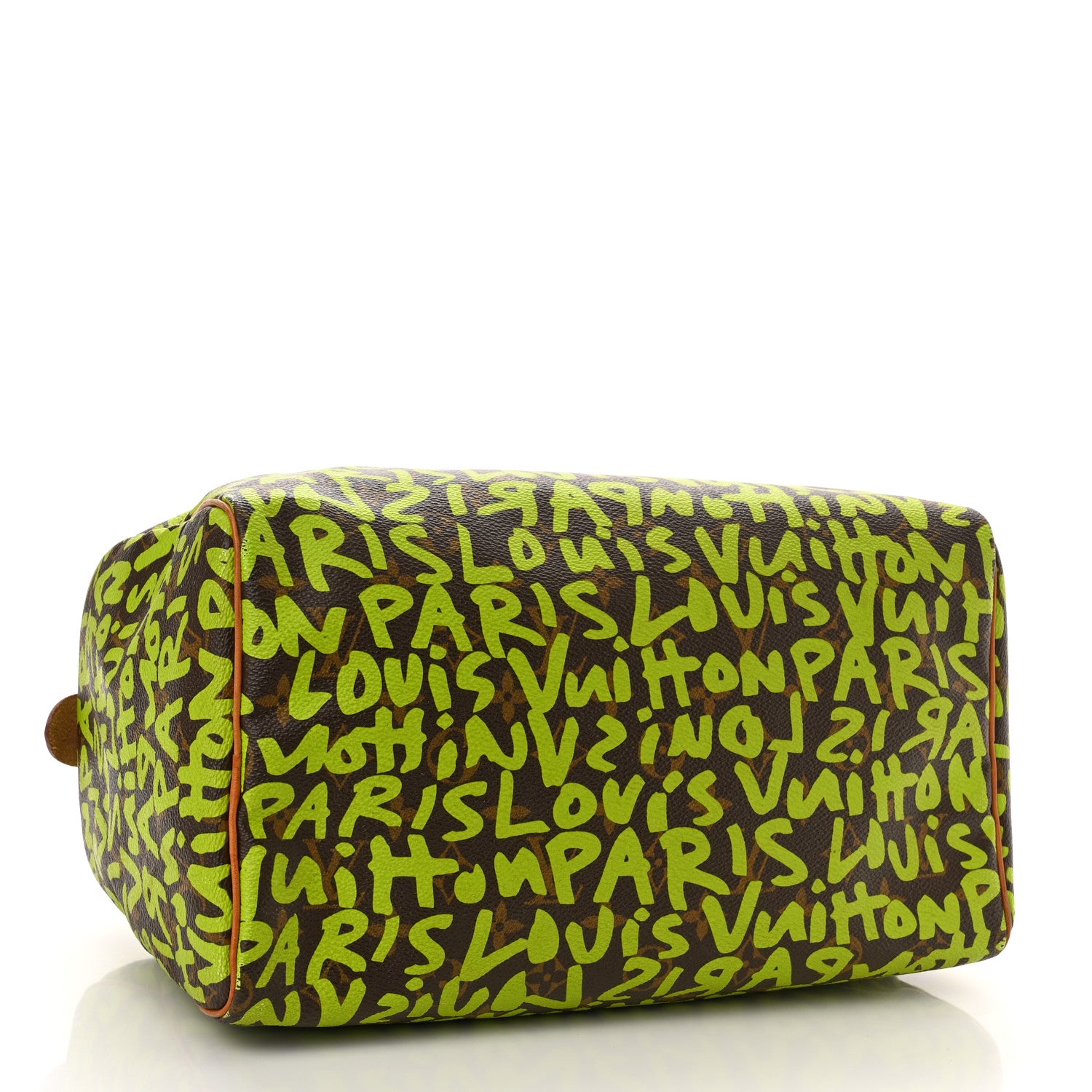 Louis Vuitton Monogram Graffiti Speedy 30 Green 4 of 11