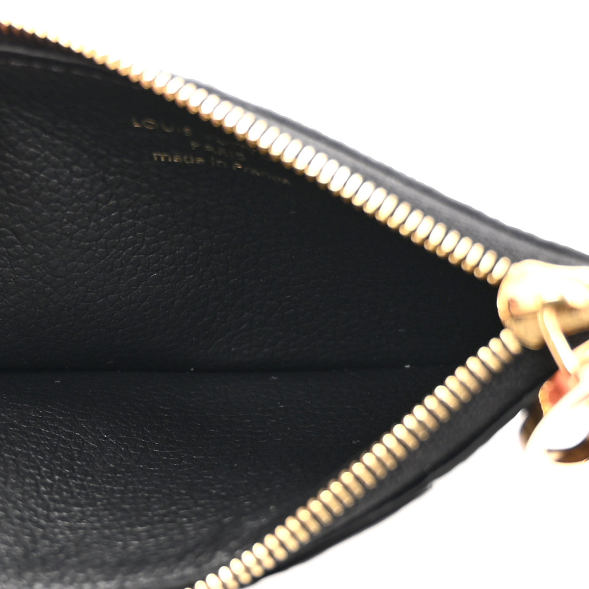 Empreinte Monogram Zipped Romy Card Holder Black