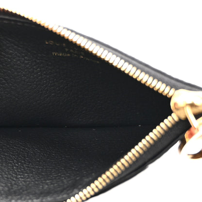 Louis Vuitton Empreinte Monogram Zipped Romy Card Holder Black 5 of 8