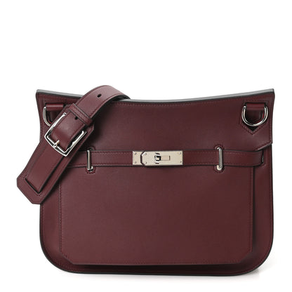 Hermes Swift Verso Jypsiere 28 Bordeaux Rose Extreme 1 of 10