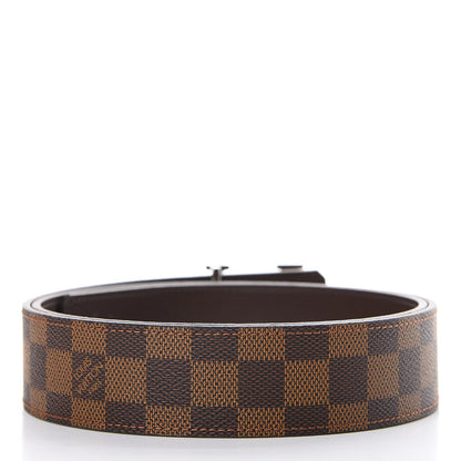 Louis Vuitton Damier Ebene 40mm LV Initiales Belt 95 38 2 of 6