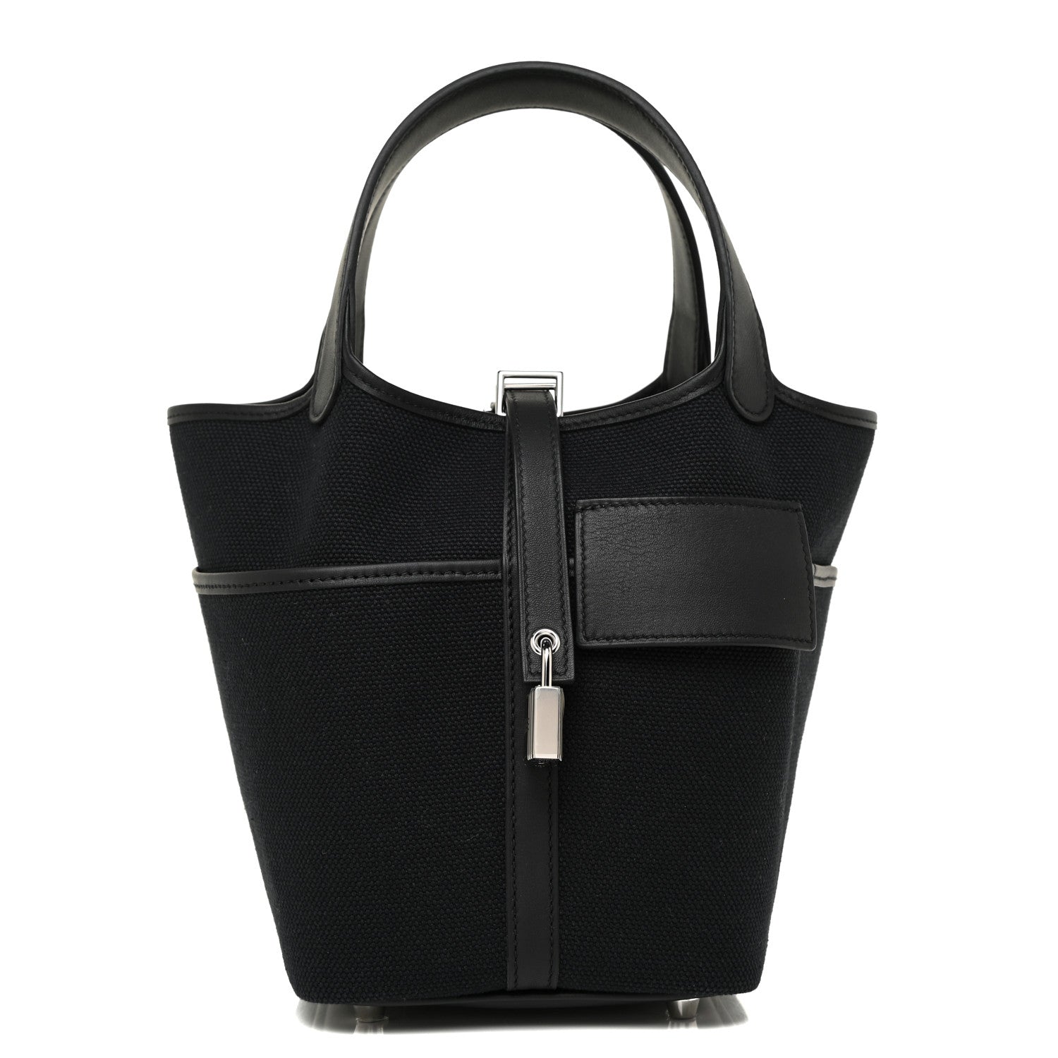 Hermes Toile Goeland Swift Cargo Picotin Lock 18 Black 1 of 10