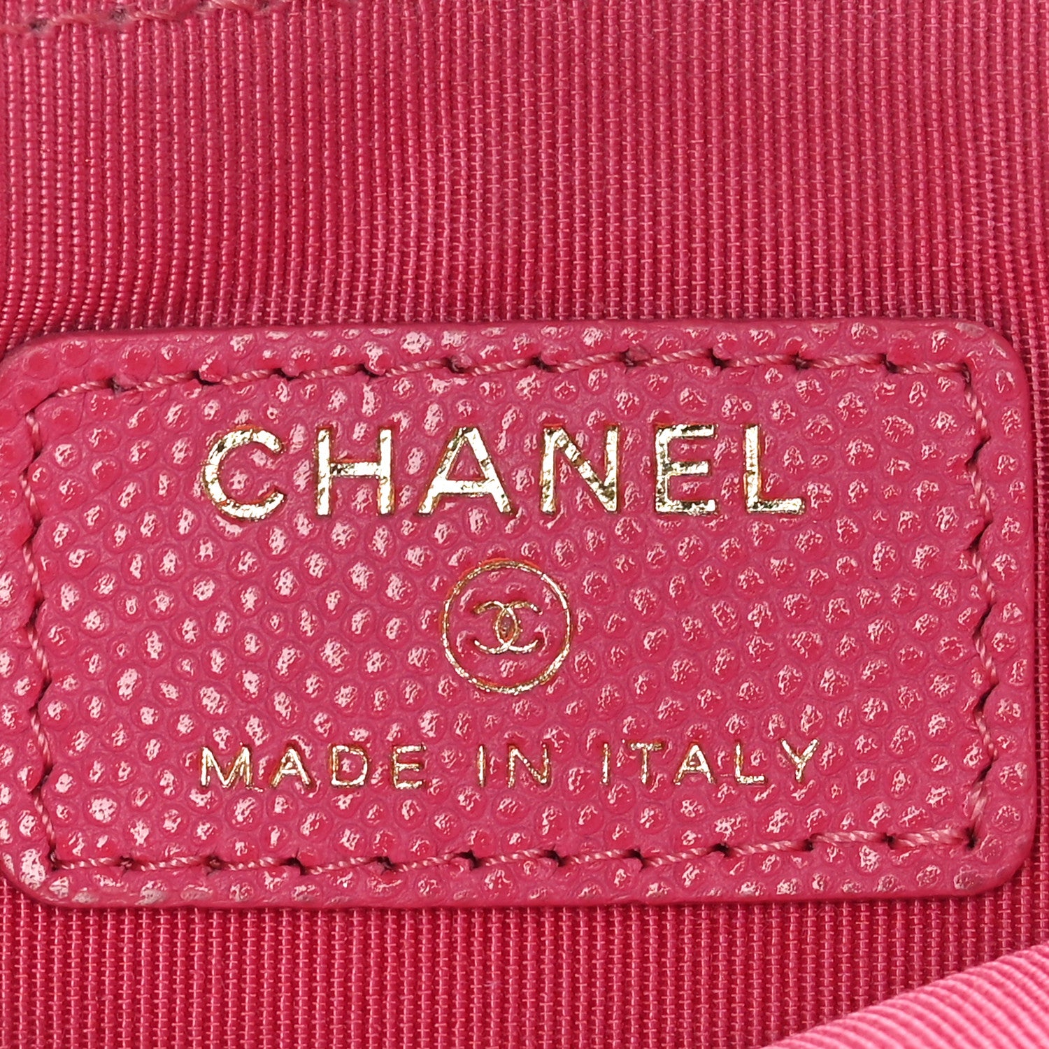 Chanel Caviar Quilted Small Cosmetic Case Pink 6 of 11