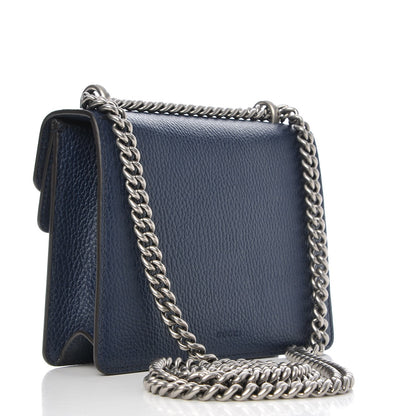 Gucci Dollar Calfskin Crystal Mini Dionysus Shoulder Bag Blue Agata Montana Sapphire 4 of 8