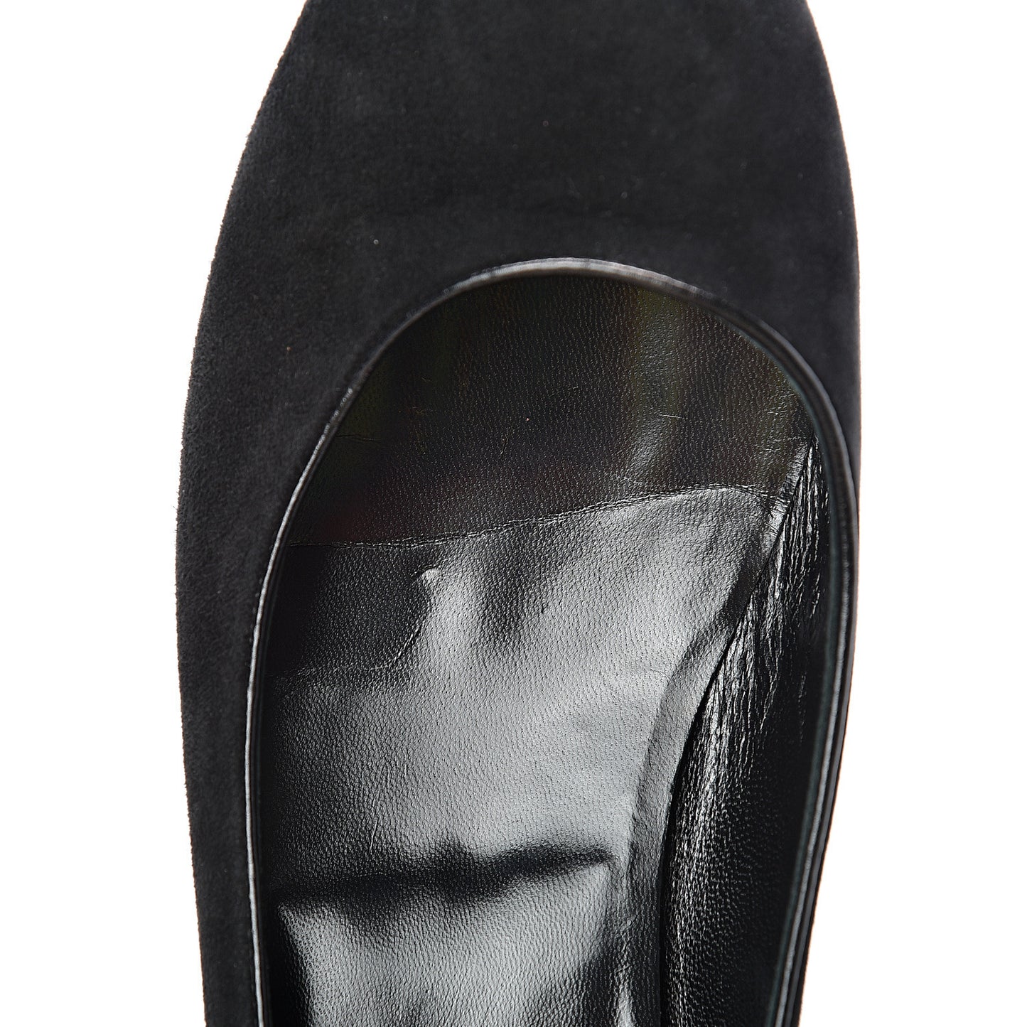 Suede Uniformes Pump 40.5 Black