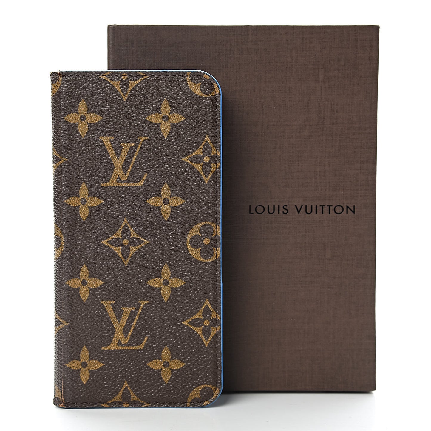 Monogram iPhone 6 Plus Folio Case Blue