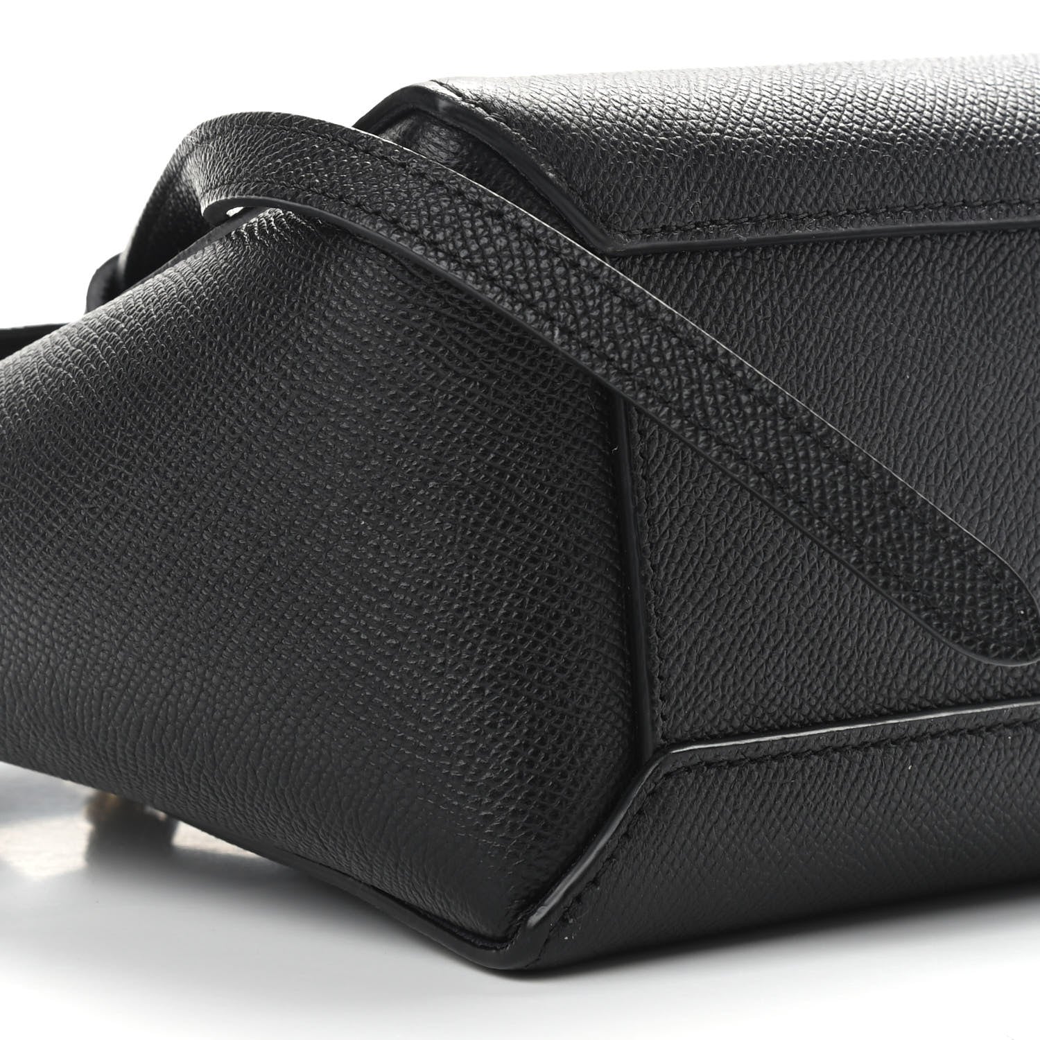 Celine Grained Calfskin Nano Belt Bag Black 8 of 10