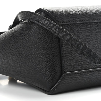 Celine Grained Calfskin Nano Belt Bag Black 8 of 10