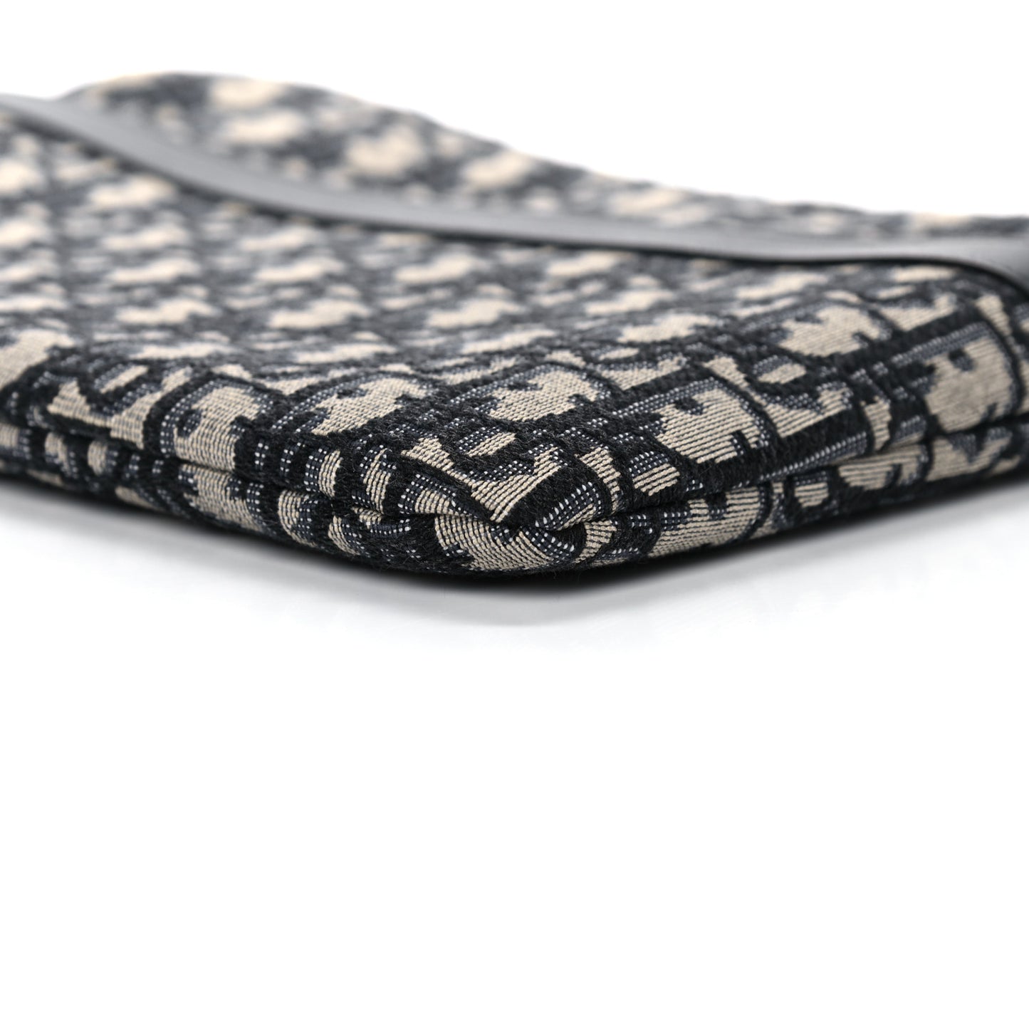 Oblique Pouch Clutch Blue